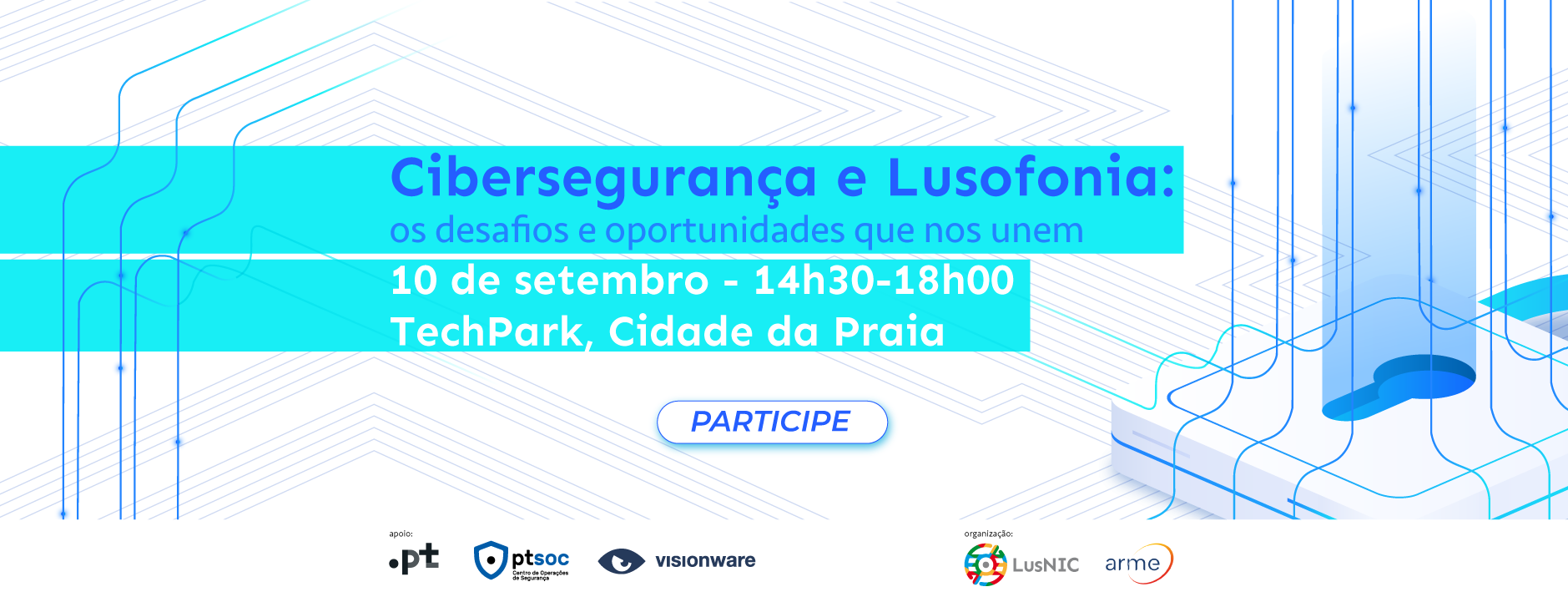 Formação: Cibersegurança e Lusofonia: os desafios e oportunidades que nos unem, em Cabo Verde