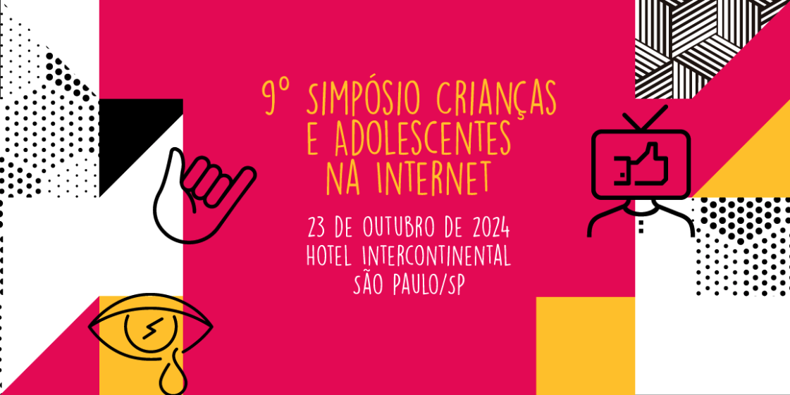 Banner 9ª edição do Simpósio Crianças e Adolescentes na Internet